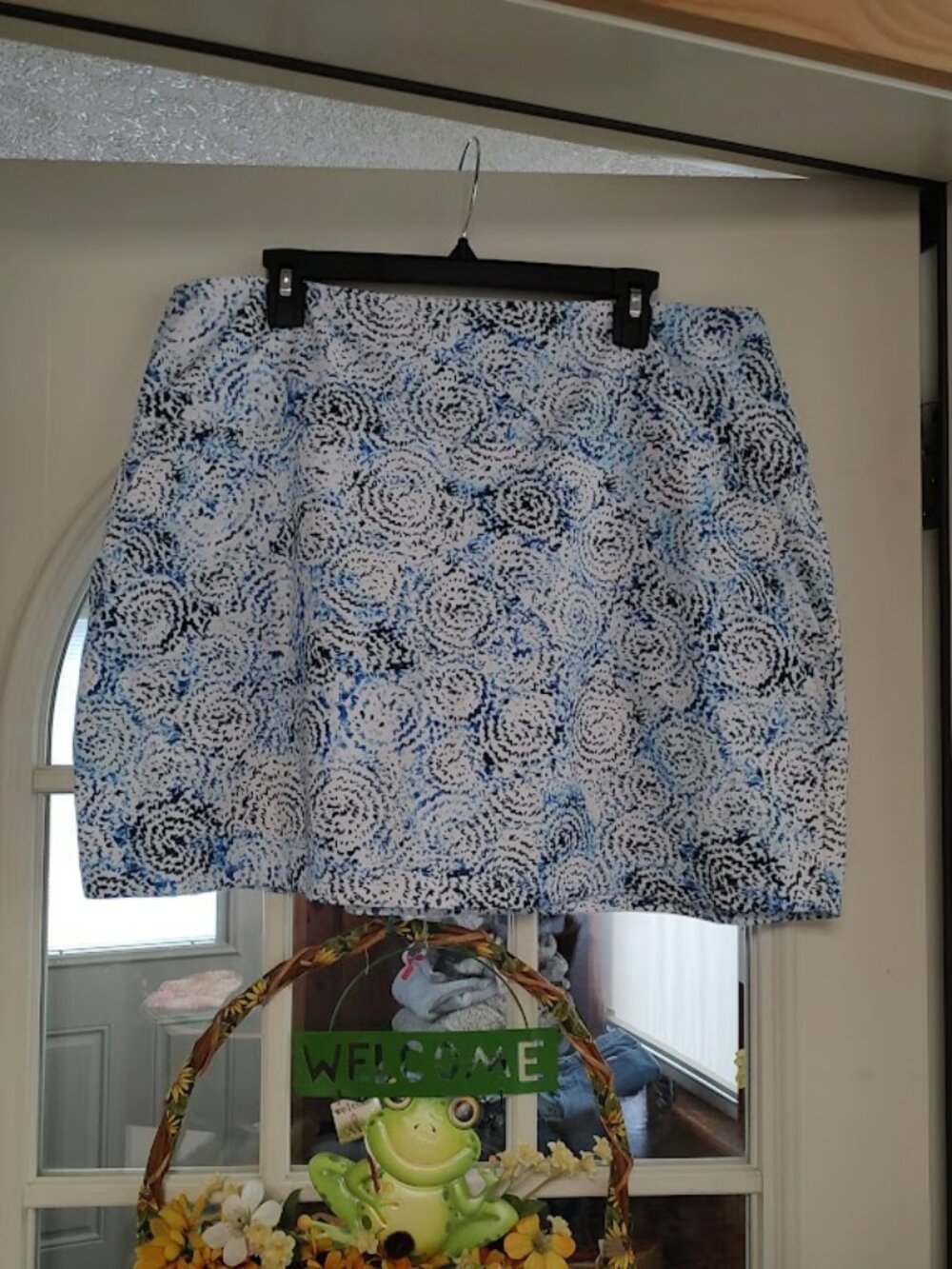 Weekend Routine By Teezher Blue Designed Skort Size Women's XL